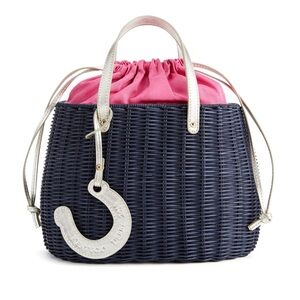 Vineyard Vines Kentucky Derby woven basket purse